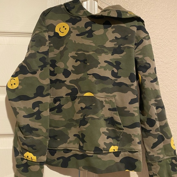 Old Navy Camouflage Hoodie with Yellow Accents - Picture 1 of 3